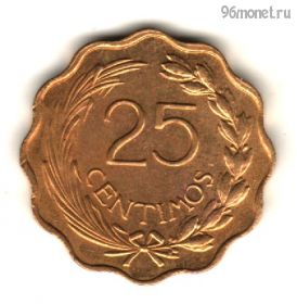 Парагвай 25 сентимо 1953