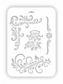 Трафарет для творчества, прямоугольный, ШВ-24, 22*31 см