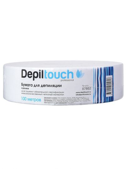 Полоска для депиляции 7см*100м в рулоне. Depiltouch