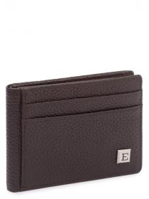 Коричневый кожаный кошелек ELEGANZZA Z5343-2785-1-01-00038205