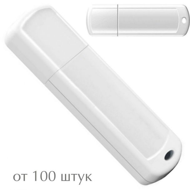 Белые пластиковые флешки Jet 8-16-32 Gb