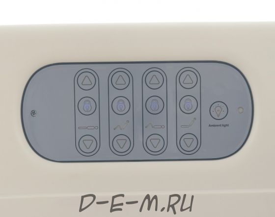 Кровать электрическая Med-Mos DB-2 (MЕ-4059П) (7 функций) со встроенными панелями управления в боковых ограждениях