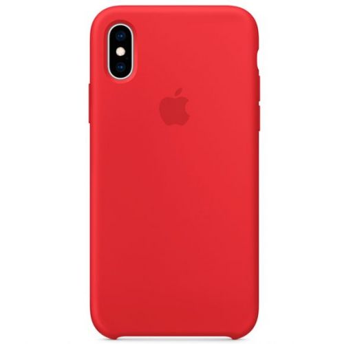 Чехол силиконовый для iPhone X/Xs (Red)