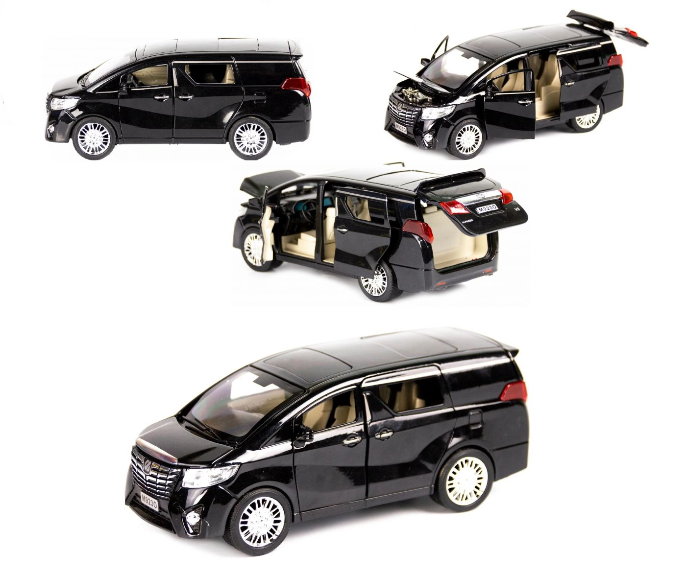 Металлическая машинка XLG 1:24 Toyota Alphard 20 см. свет, звук