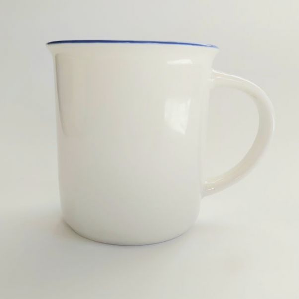 Кружка Nostalgie с синим ободком