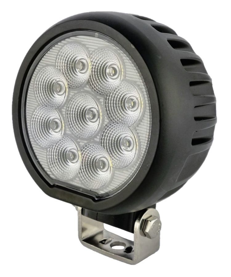 Рабочая светодиодная фара 90 Ватт 9 led Osram ближнего света 12-24 вольт ip68 PRO series круглая