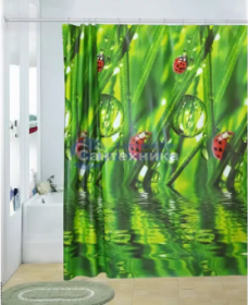 штора для ванны ПВХ 180*180 AQUA-PRIME арт.012D1 (Тайвань)