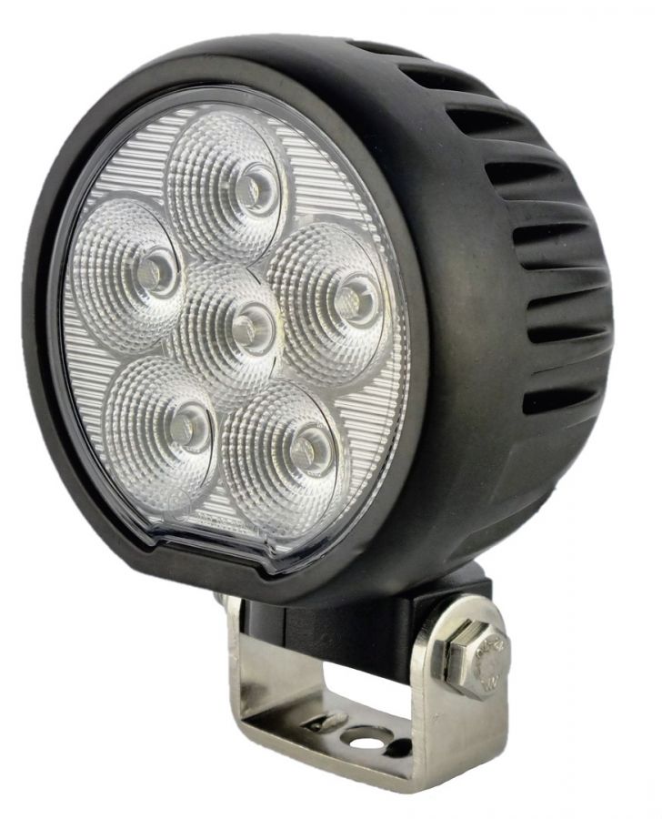 Рабочая светодиодная фара 60 Ватт 6 led Osram ближнего света 12-24 Вольт ip68 PRO series круглая