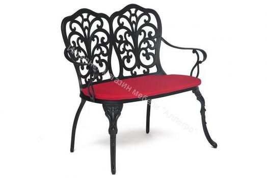 Скамья Secret De Maison Symphonie сплав металла/алюминий, черный