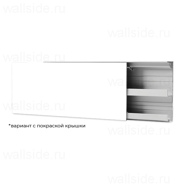 Скрытый плинтус с кабель-каналом Ликорн С-07.3.2