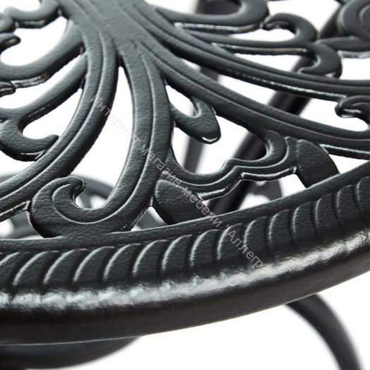 Комплект Secret De Maison Romance (стол +2 стула) алюминиевый сплав, черный