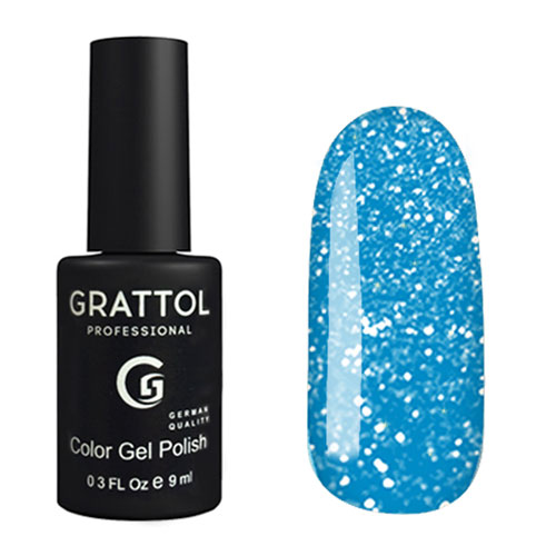 ГЕЛЬ-ЛАК СВЕТООТРАЖАЮЩИЙ GRATTOL COLOR GEL POLISH BRIGHT NEON 08, 9 МЛ