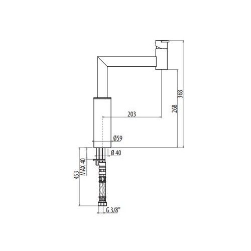 Смеситель для кухни Gattoni Zeta Pepper 7020 ФОТО