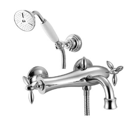 Изображение Смеситель для ванны с душевым комплектом Gattoni Timor 18001