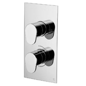 Изображение Смеситель для душа термостатический встраиваемый, на 1 выход Gattoni H2OMIX1000 TS992/10M