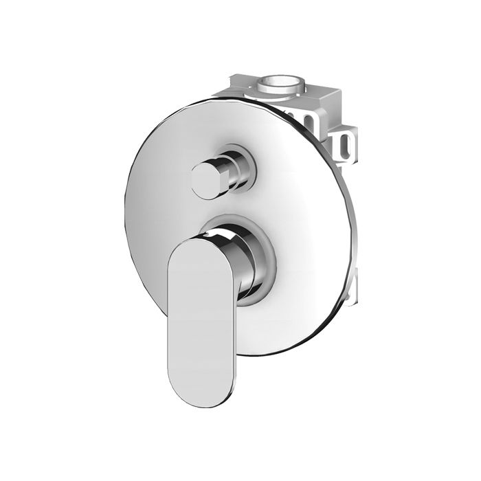 Изображение Смеситель для ванны/душа встраиваемый, на 2 выхода Gattoni H2OMIX7000 70034.CH