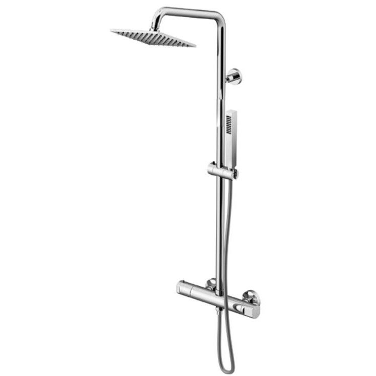 Изображение Душевая система с термостатическим смесителем, верхним и ручным душем Gattoni Color KIT/TS60.50