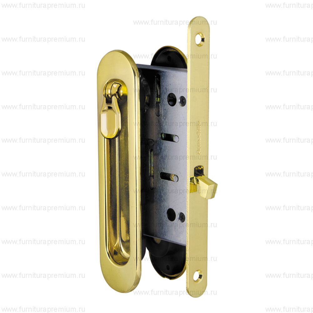 Ручка Armadillo SH011 BK с защелкой для раздвижных дверей