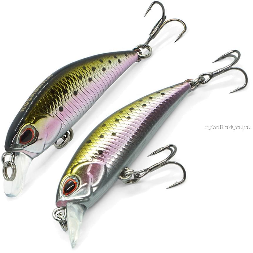 Воблер Kosadaka Jax Minnow XS 45F 4,5 см / 2,4 г / заглубление до 0,4 м / цвет: TR