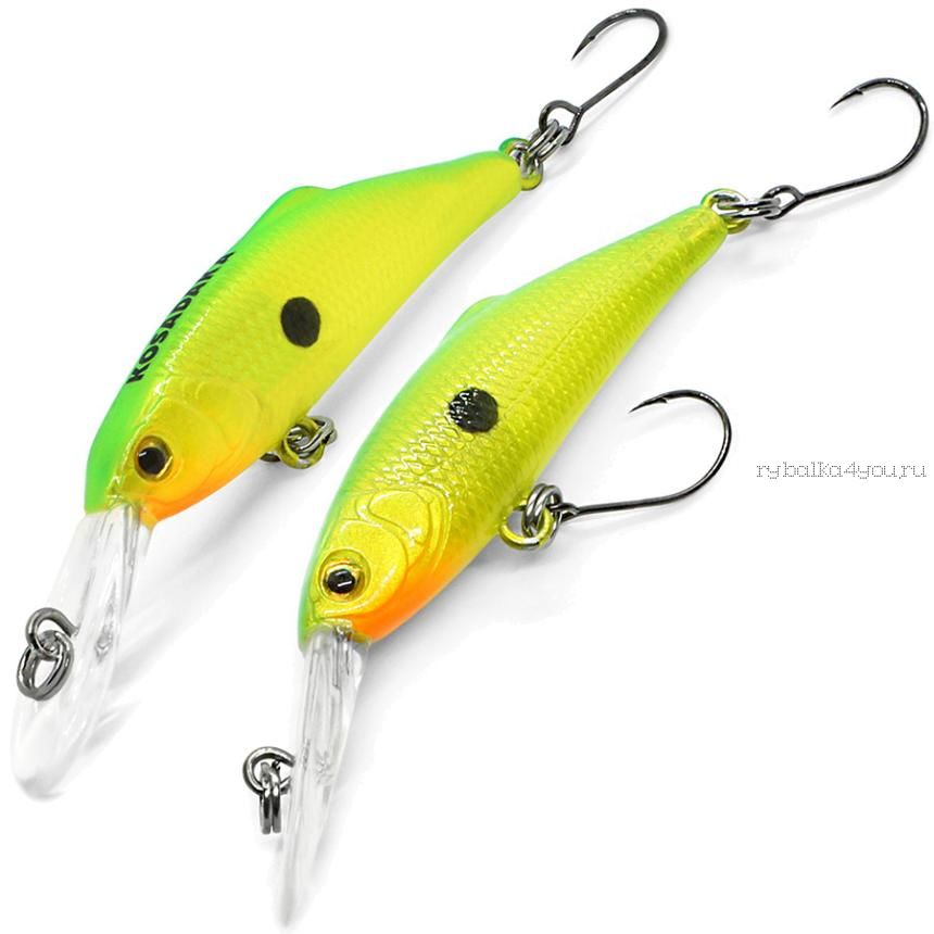 Воблер Kosadaka Sharky Minnow XD 43S 4,3 см / 2,1 г / заглубление до 1,4 м / цвет: TH