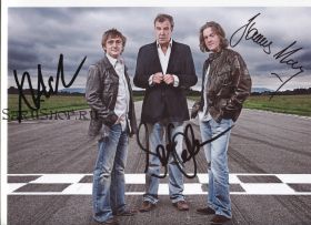Автографы: Ричард Хаммонд, Джереми Кларксон, Джеймс Мэй. Топ Гир / Top Gear