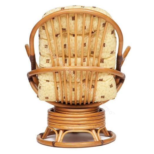 Кресло вращающееся "FLORES" 5005 /без подушки/ Cognac (коньяк)