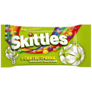 Жевательная конфета SKITTLES 38г Кисломикс