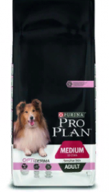 PURINA PRO PLAN MEDIUM ADULT SENSITIVE SKIN (лосось) - 18 КГ