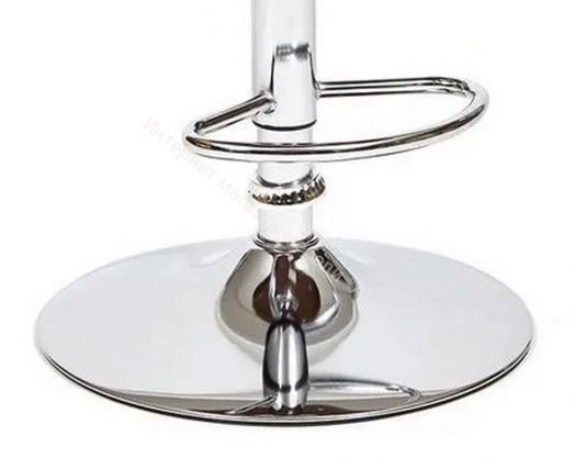 Барный стул LANDO (mod.4036) металл/дерево/экокожа, черный/орех/хром