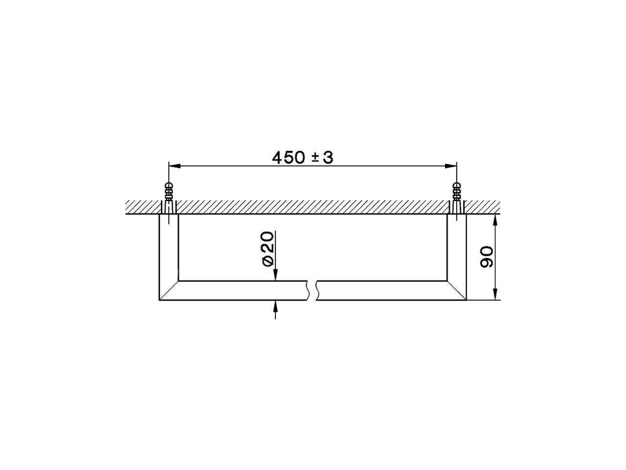 Держатель для полотенец Cisal Accessori Bagno SY090100 схема 4