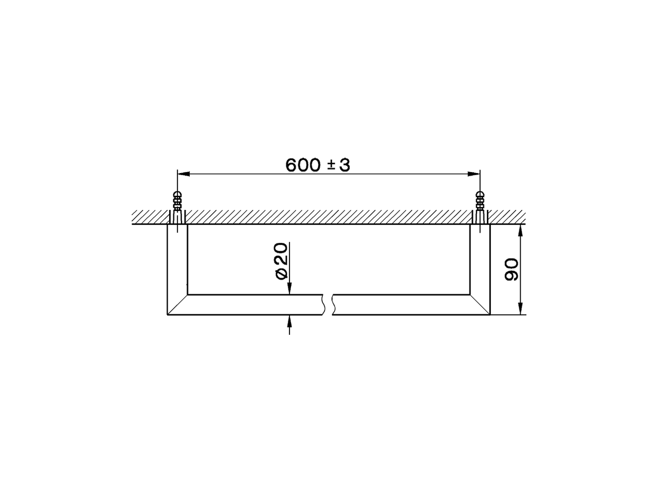 Держатель для полотенец Cisal Accessori Bagno SY090100 схема 6