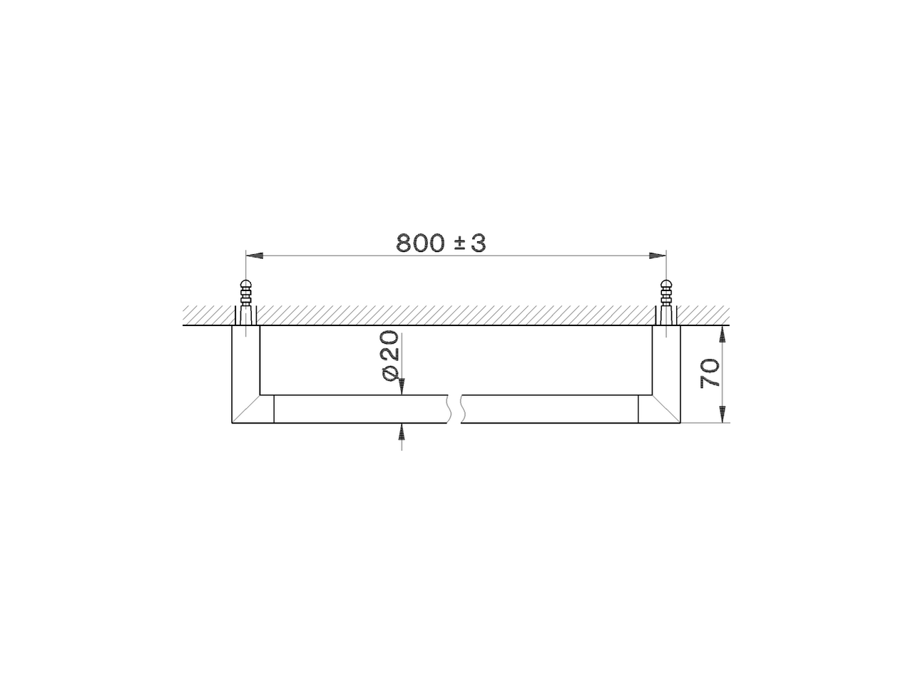 Держатель для полотенец Cisal Accessori Bagno SY090100 схема 8