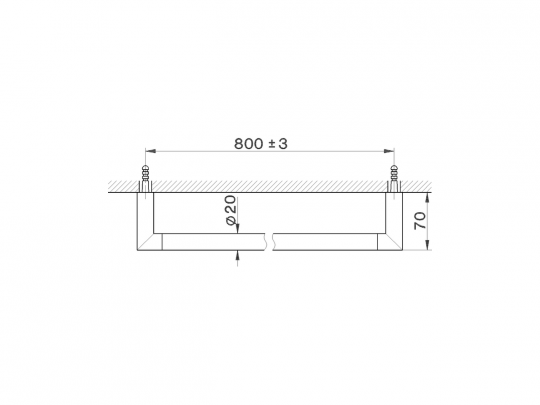 Держатель для полотенец Cisal Accessori Bagno SY090100 схема 8