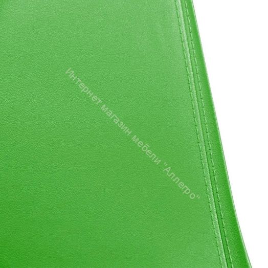 Стул GENIUS (mod 75) металл/пластик, зеленый/ножки хром