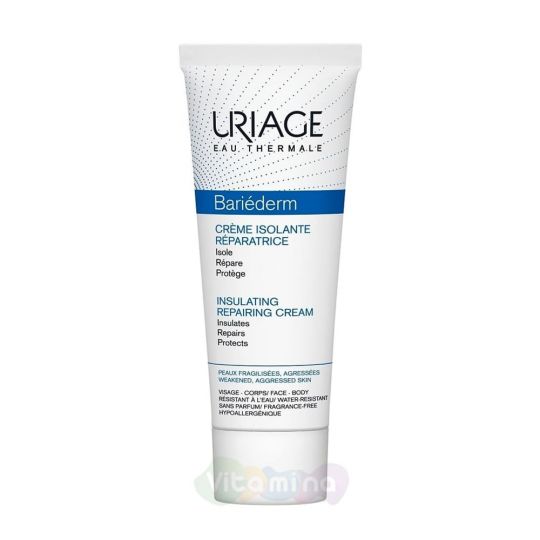 Uriage Bariederm Крем для лица, рук и тела Bariederm Creme Isolante Reparatrice, 75мл