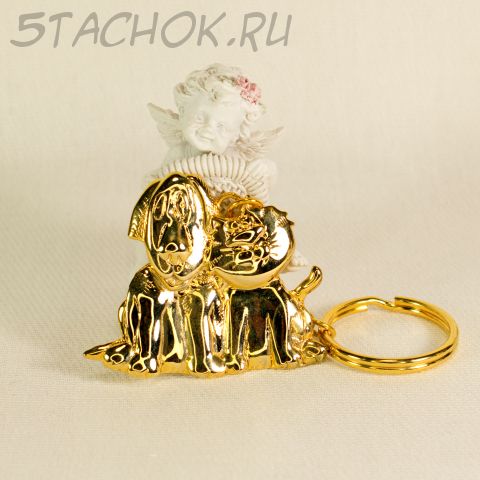 Брелок "Кот и Пес - друзья навеки!" (США)