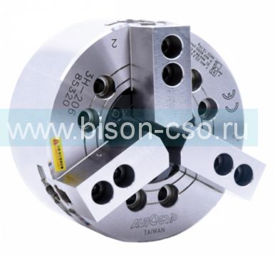 Патрон токарный Autogrip 3H-18BA15 3-х кулачковый механизированный с большим проходным отверстием