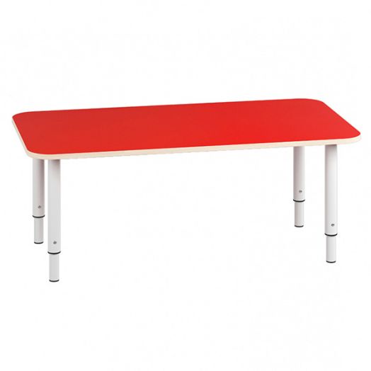 РСН-0012-10 Стол прямоугольный регулируемый Цвет: Красный