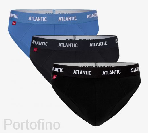 3MP-128 Трусы мужские спорт Plain colors Atlantic - набор 3 штуки
