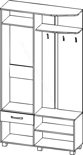 Прихожая "Ева 1"