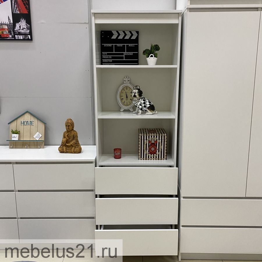 Стеллаж Норд 600 Белый