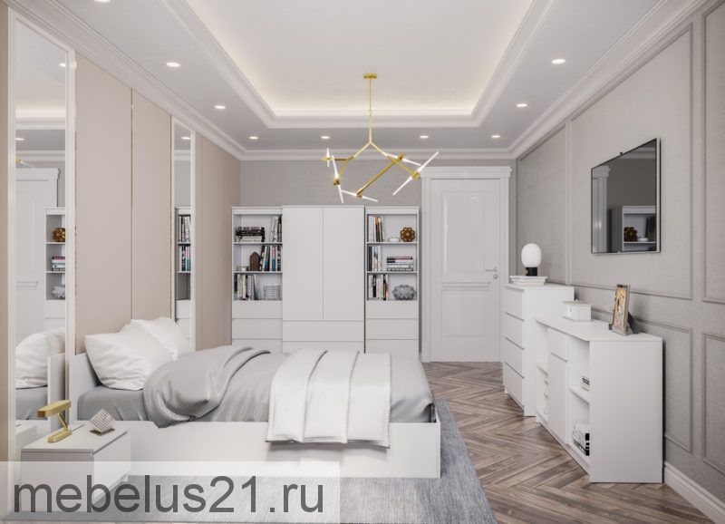 Стеллаж Норд 600 Белый