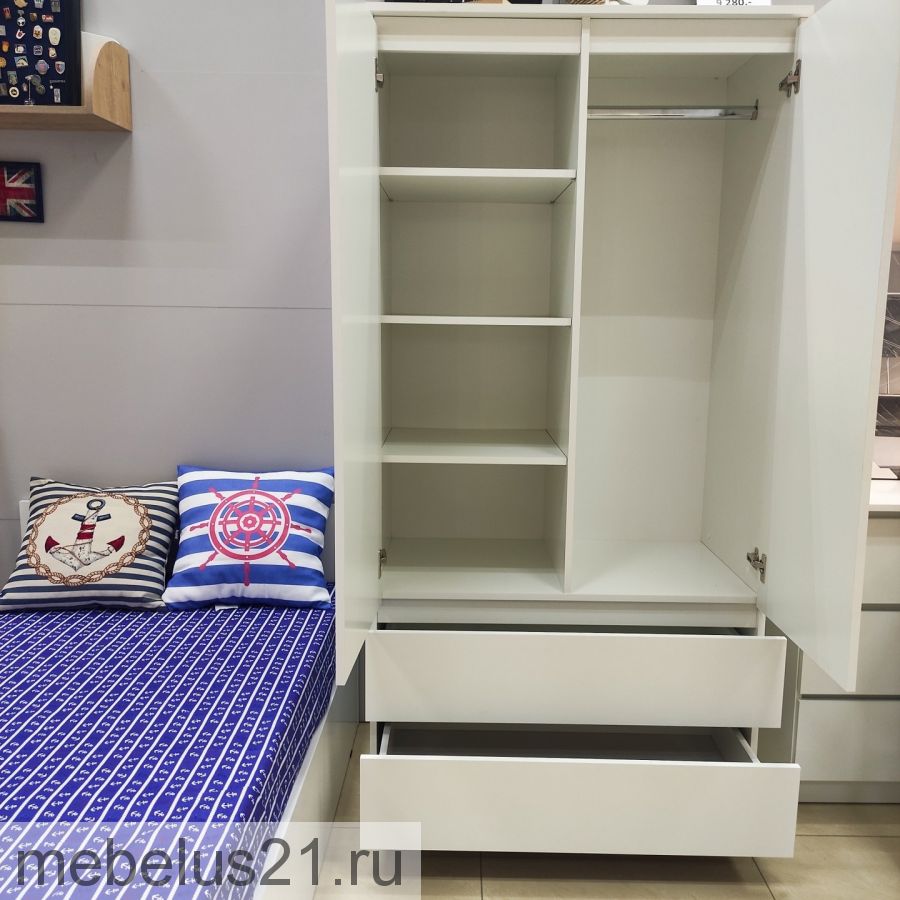 Шкаф Норд 900 Белый