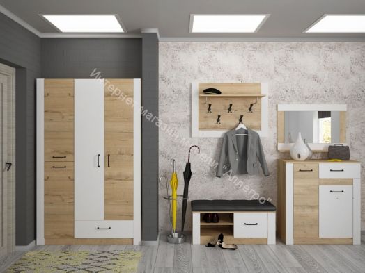 Шкаф трёхдверный М2 Ева-5