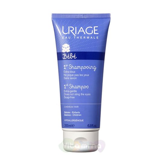 Uriage Бебе Ультрамягкий шампунь без мыла, 200мл