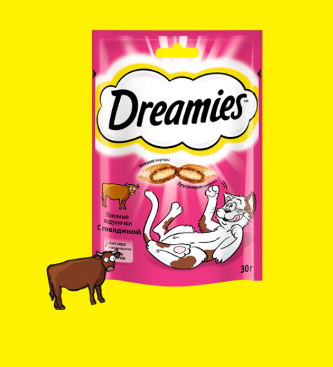 Dreamies™ с говядиной