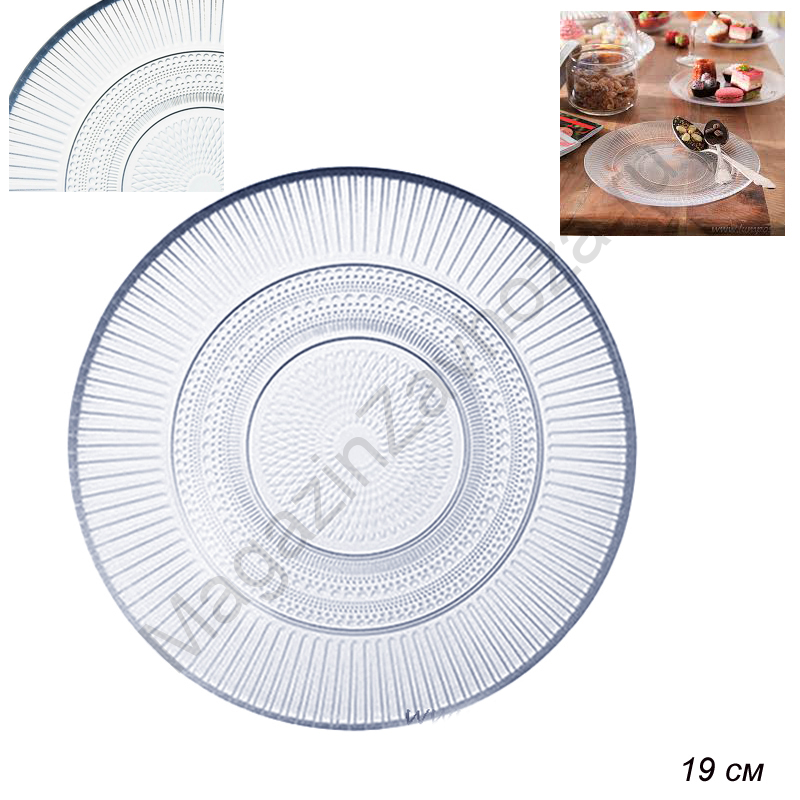 Тарелка десертная 19 см Луизон / L6350 /уп 12/