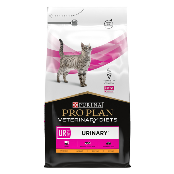 Сухой корм для кошек Purina Pro Plan vet UR Urinary Chicken диета при МКБ с курицей 5 кг