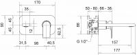 Смеситель однорычажный для раковины Migliore Tenesi ML.TEN-6643 схема 2