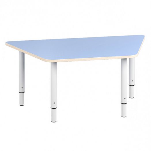 РСН-0010-06 Стол трапециевидный регулируемый Цвет: Голубой